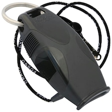 Fox 40 Sharx Whistle and Lanyard - Black - One Size
