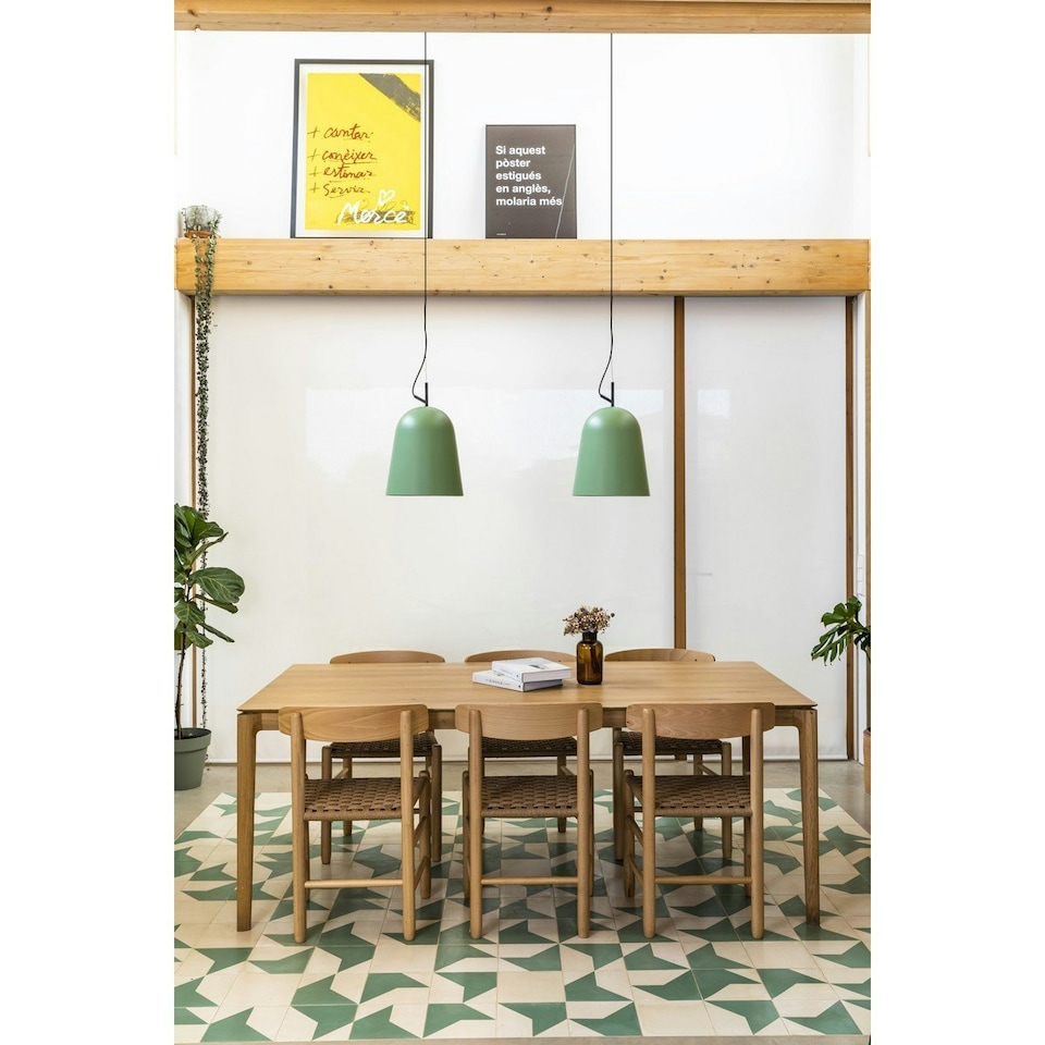 image 1 of Studio 29cm Dome Pendant Ceiling Light Green