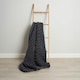 image 3 of BHS Chunky Cable Knit Throw, Grey Grey | Grey