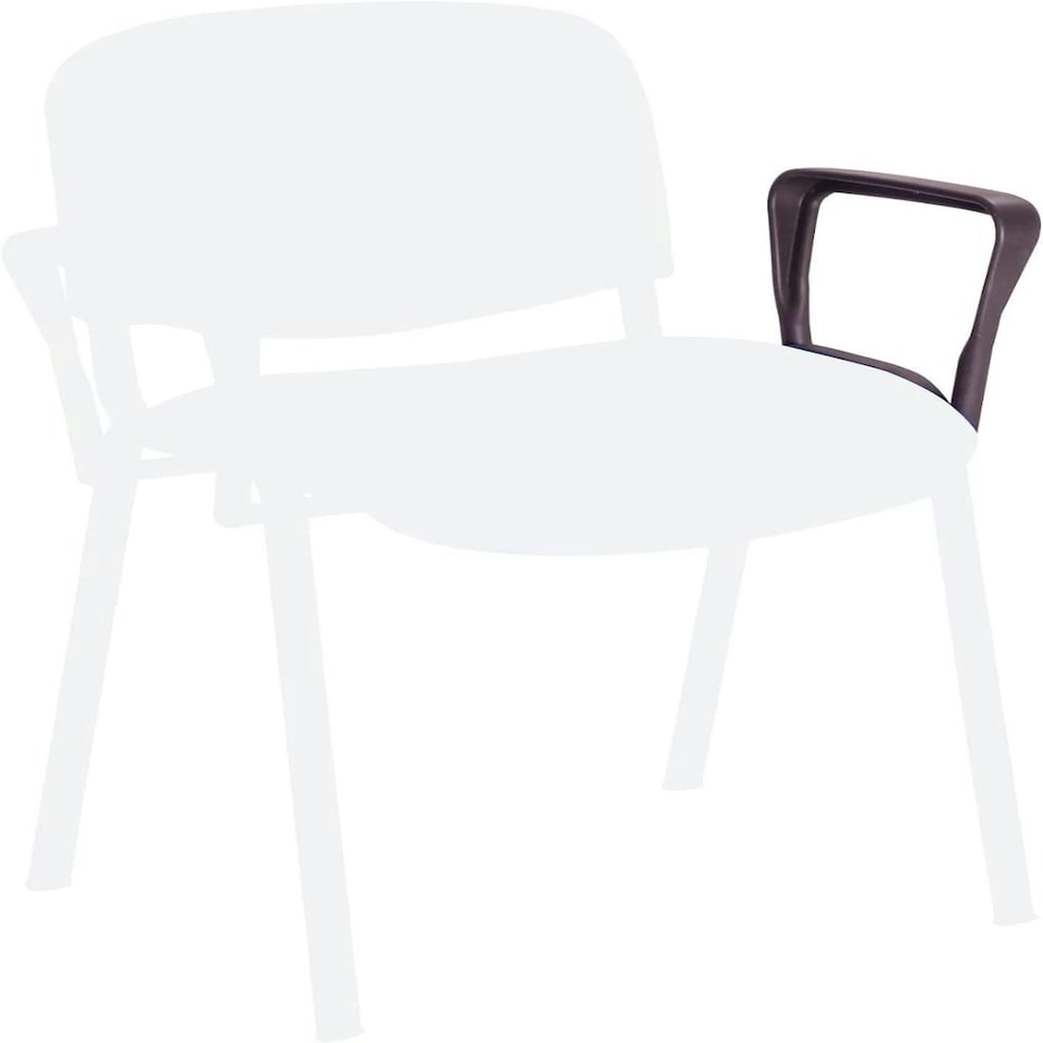 image 1 of Jemini Arms For Stacking Chair Black (Pack of 2)