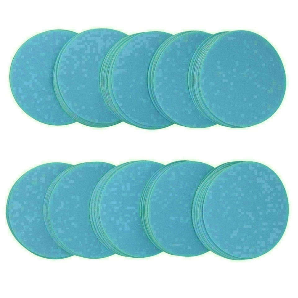 image 1 of 75mm Ceramic Abrasive Sanding Polishing Discs Hook And Loop 180 grit 500pc