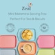 image 3 of Zeal Melamine Mini Tray, Gingham Pattern, 18 x 14 cm, Dark Grey
