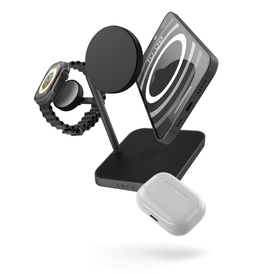 image 1 of Zens Office Wireless Charger 3 (incl. Wall Charger) - black