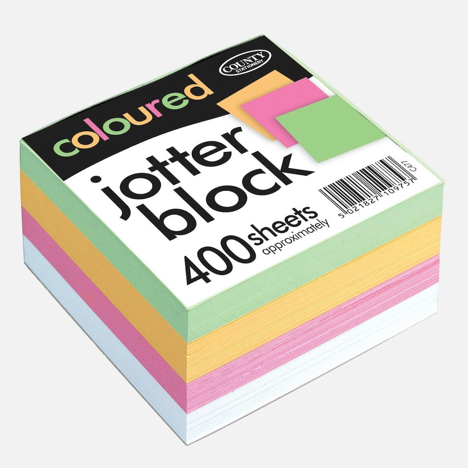 image 1 of Coloured Jotter Black 400 sheets