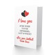 image 2 of Love You Football Partner Anniversary Love Valentines Day Card