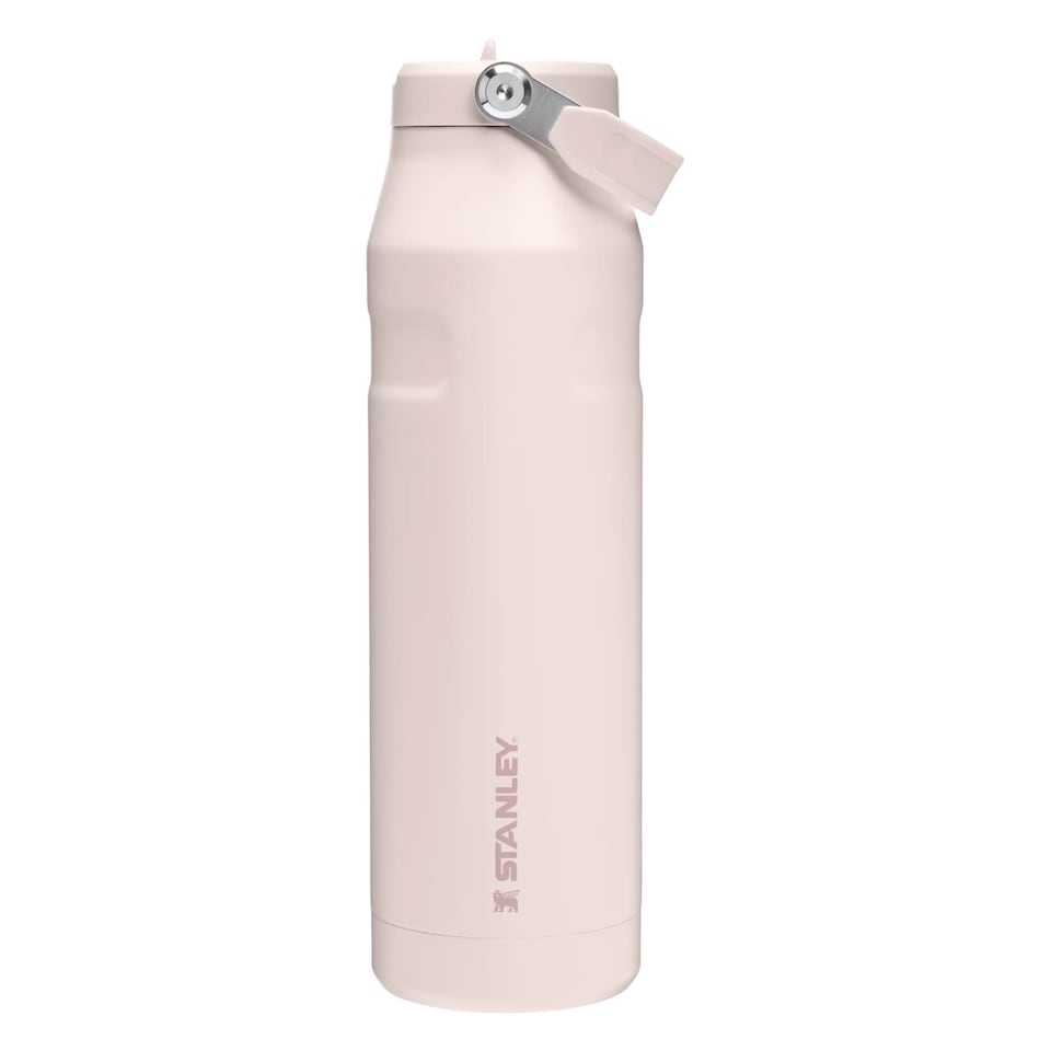 image 1 of IceFlow Bottle Flip Straw 1.06L Water Bottle | Pink | Pink | 1