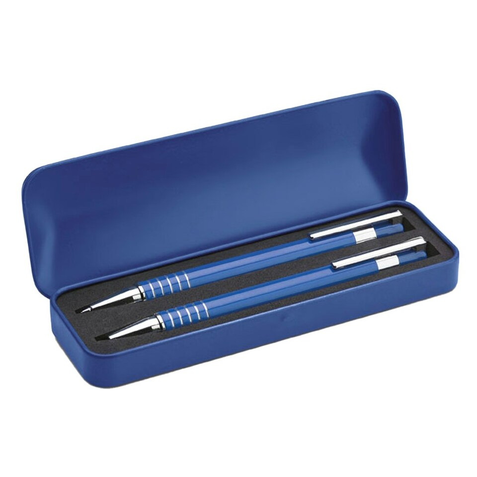 image 1 of MidOcean Alucolor Pen & Pencil Set - Blue - One Size