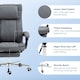 image 8 of HOMCOM Executive Office Chair Reclining Office Chair with Headrest Dark Grey