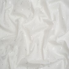 Cream Broderie Anglaise Cotton Fabric for Dressmaking, 150cm / 59" Wide - per metre