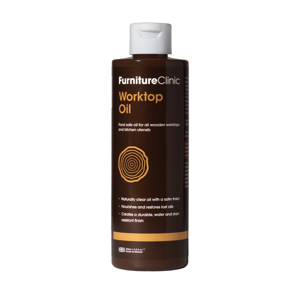 image 1 of Worktop Oil 250ml - Food Safe, Quick Drying Worktop Oil for All Wooden Worktops & Kitchen Utensils