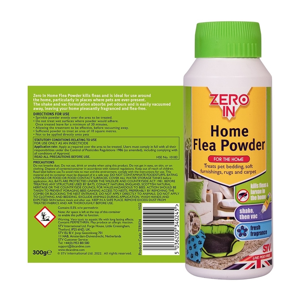 image 1 of Zero In Home Flea Powder - 300g