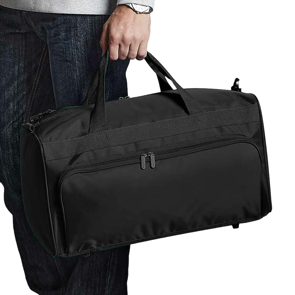 image 1 of Quadra Duffle Holdall Travel Bag (34 Litres) (Pack of 2) - Black - One Size