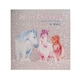 image 1 of Deckled Edge Christmas Card - From Our Family To Yours - Ponies in Snow (Silver) - One Size