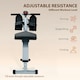 image 3 of HOMCOM 12 Level Fitness Rowing Machine Cardio Fitness Workout and Gym Training