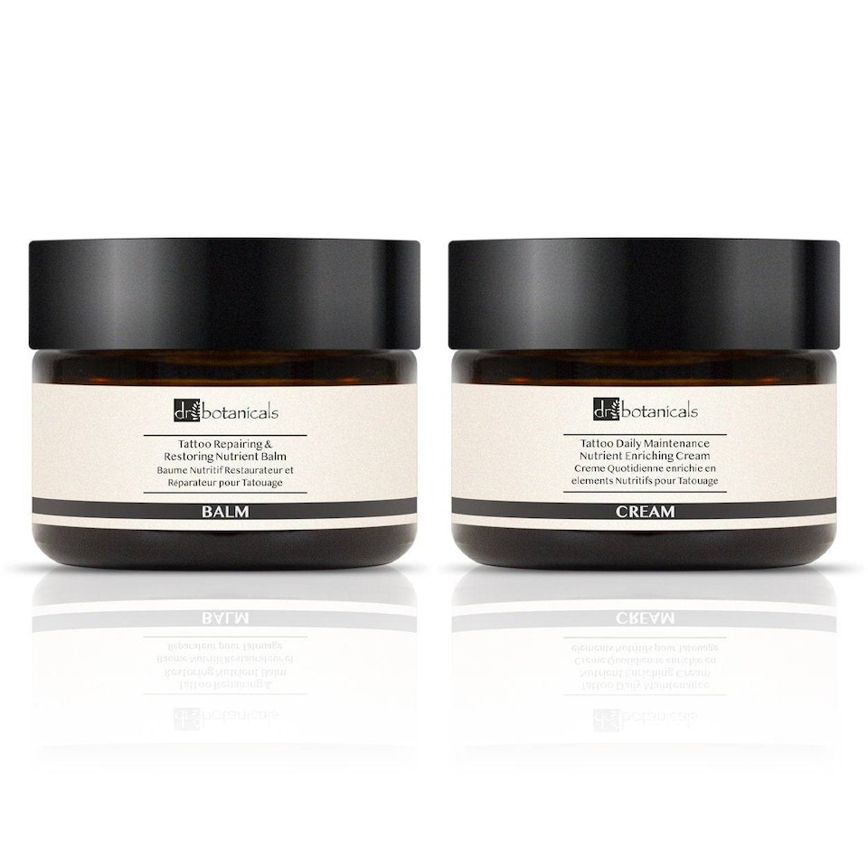image 1 of Dr Botanicals Tattoo Soothing & Moisturising Duo Kit