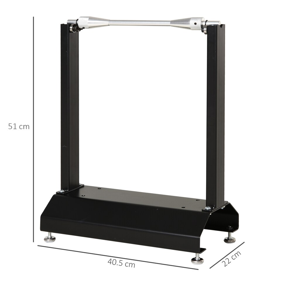 image 1 of DURHAND Motorcycle Bicycle Wheel Lifting Balance Stand, Motorbike Portable Stand, Rotating Adjustment Wheel