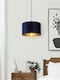 image 4 of NAVY VELVET DRUM SHADE & GOLD INNER (D40cm)
