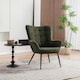 image 6 of Vera Velvet Occasional Living Room Modern Accent Chair (Green)