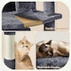 image 5 of Yaheetech Large Cat Tree with 3 Condos Dark Grey