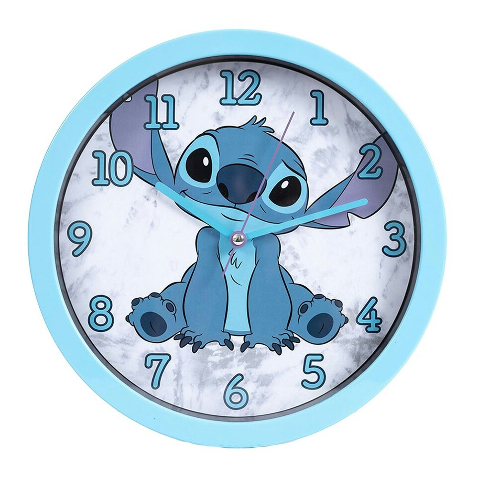 Lilo & Stitch Wall Clock - Sky Blue - One Size