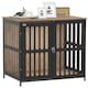 image 1 of PawHut Dog Crate Furniture with Anti-Chew Resistant Mesh for Medium Dogs 