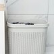 image 7 of Addis Rattan Effect Slim 40L Laundry Hamper - Light Grey