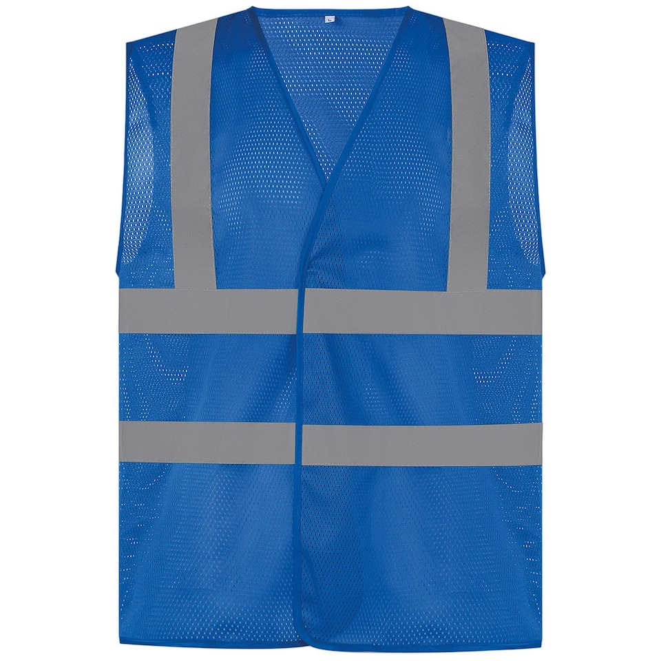 Yoko Unisex Adult Mesh Hi-Vis Vest - Royal Blue - L