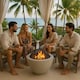 image 8 of Centurion Supports Fireology DIABLO Light Grey Contemporary Garden and Patio Heater Fire Pit and Barbecue with Concrete Stone-Effect Finish - Fully Assembled