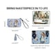 image 2 of Signare Wristlet Bag - Alice in Wonderland Nothing But Cards Blue