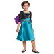 image 2 of Frozen II Girls Basic Plus Anna Queen Costume Set - Gold/Turquoise/Purple - 3-4 Years
