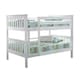image 1 of Oslo White Quadruple Sleeper Bunk Bed And Theo Pocket Sprung Mattresses