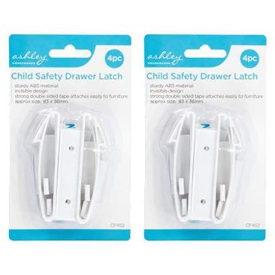 Ashley Child Safety Drawer Latches - Pack of 8