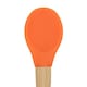image 4 of Tiny Dining Children's Bamboo Silicone Tip Spoon - Orange