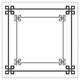 image 1 of Roman style ornamental frame (Picture Frame) White | S