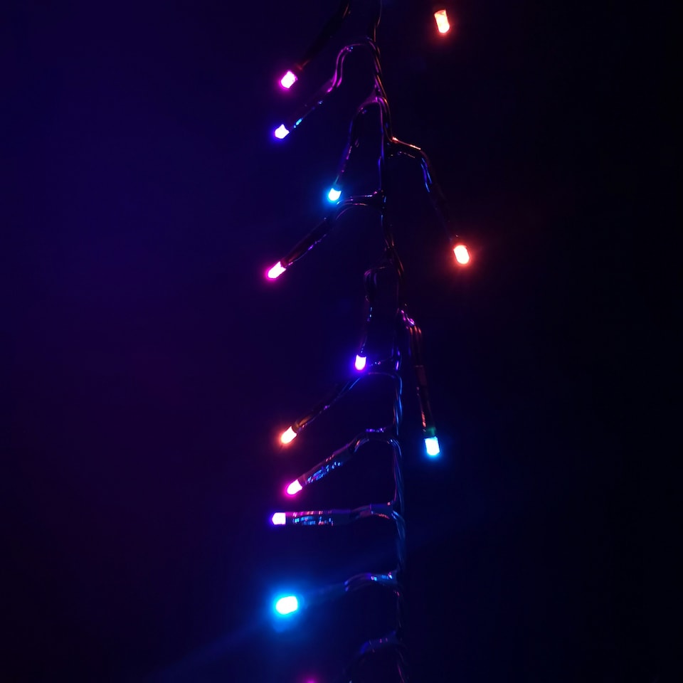image 1 of 720 LED 9.3m Premier Clusterbrights Indoor Outdoor Multifunction Mains Operated Christmas Cluster Lights with Timer in Rainbow