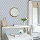 image 7 of NuWallpaper NU1701 Arrowhead Peel & Stick Wallpaper, Deep Blue Multi