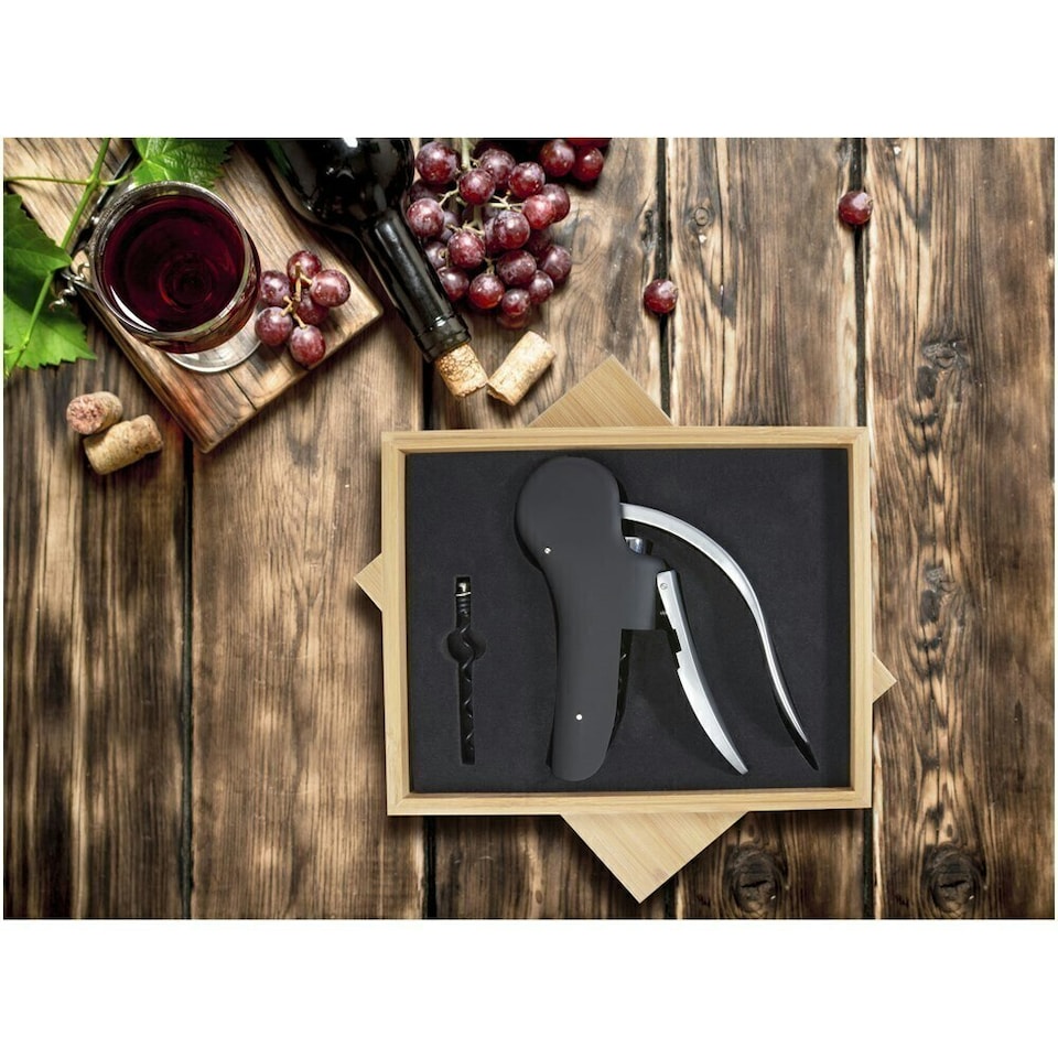 image 1 of Seasons Nebby Bamboo Corkscrew - Natural - One Size