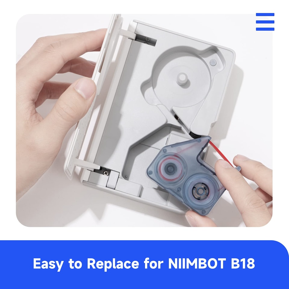 image 1 of NIIMBOT N1 Thermal Transfer Ribbon Cartridge Red