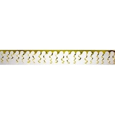 Gold Foil Spiral Garland - 18 Ft x 15 Inches / 549 x 38cm - Pack of 5