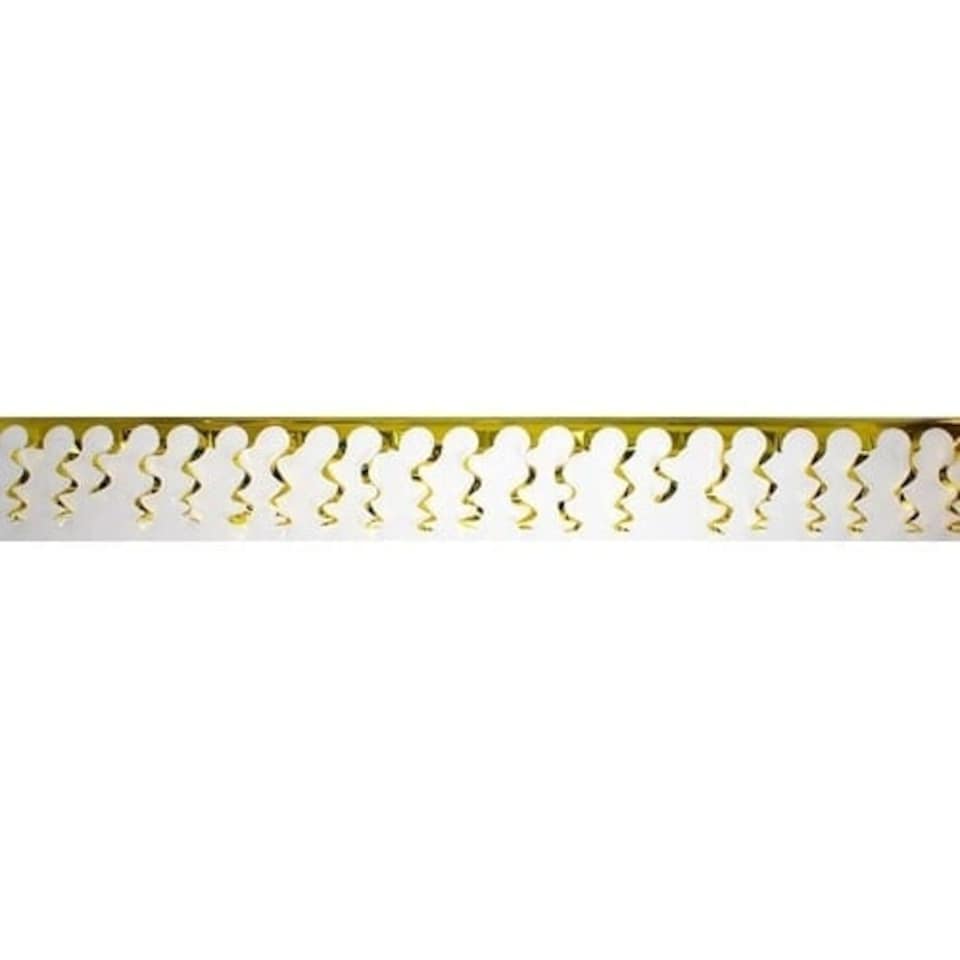 Gold Foil Spiral Garland - 18 Ft x 15 Inches / 549 x 38cm - Pack of 5