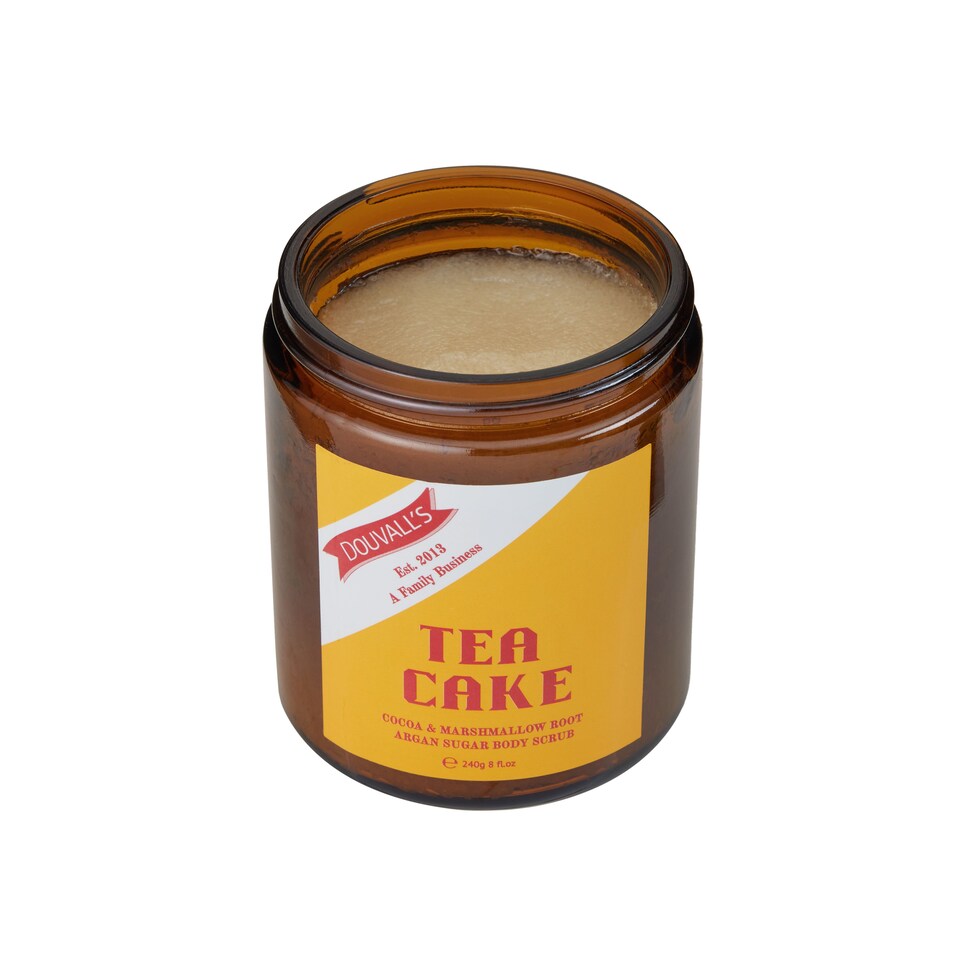image 1 of Organic Argan Sugar Body Scrub - Limited Edition Nostalgia Range TeaCake