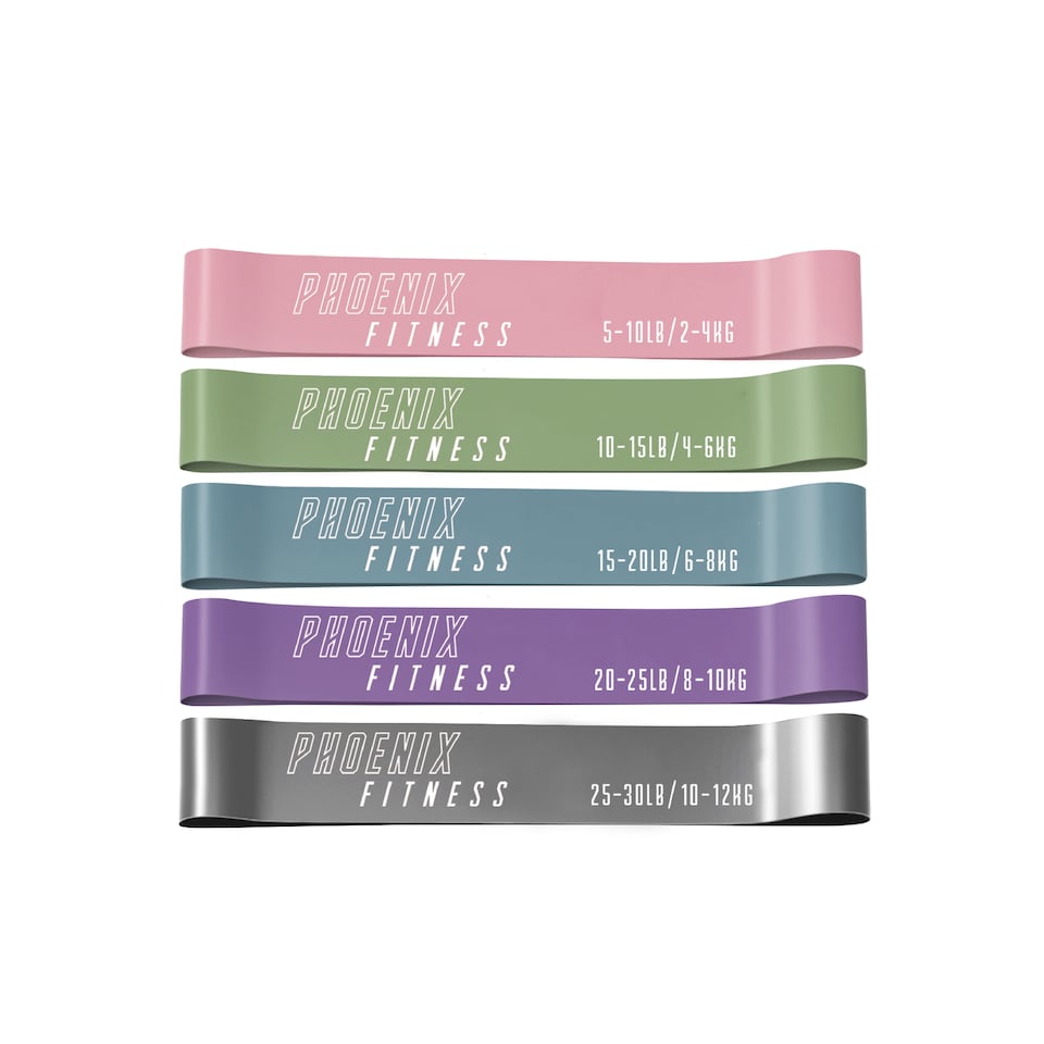 image 1 of Phoenix Fitness Loop Bands Set Pastel | Multi