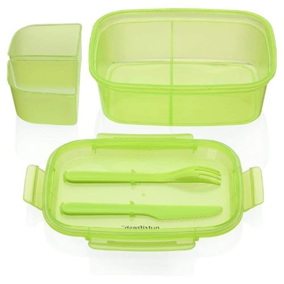 image 1 of Nutrifresh Plastic Cutlery Lunch Box
