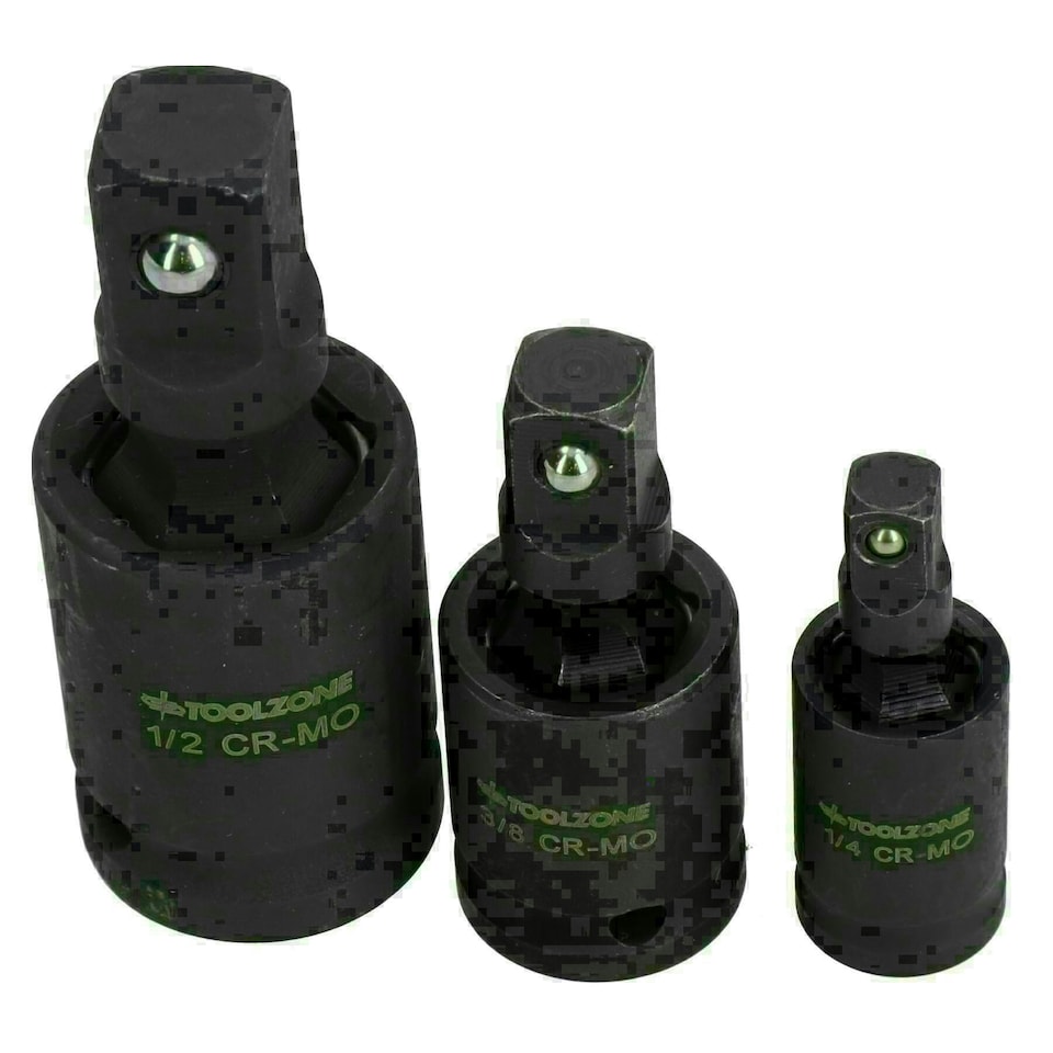image 1 of 1/4"dr 3/8"dr & 1/2"dr Drive Impact Universal Joint UJ Wobble Socket Extension
