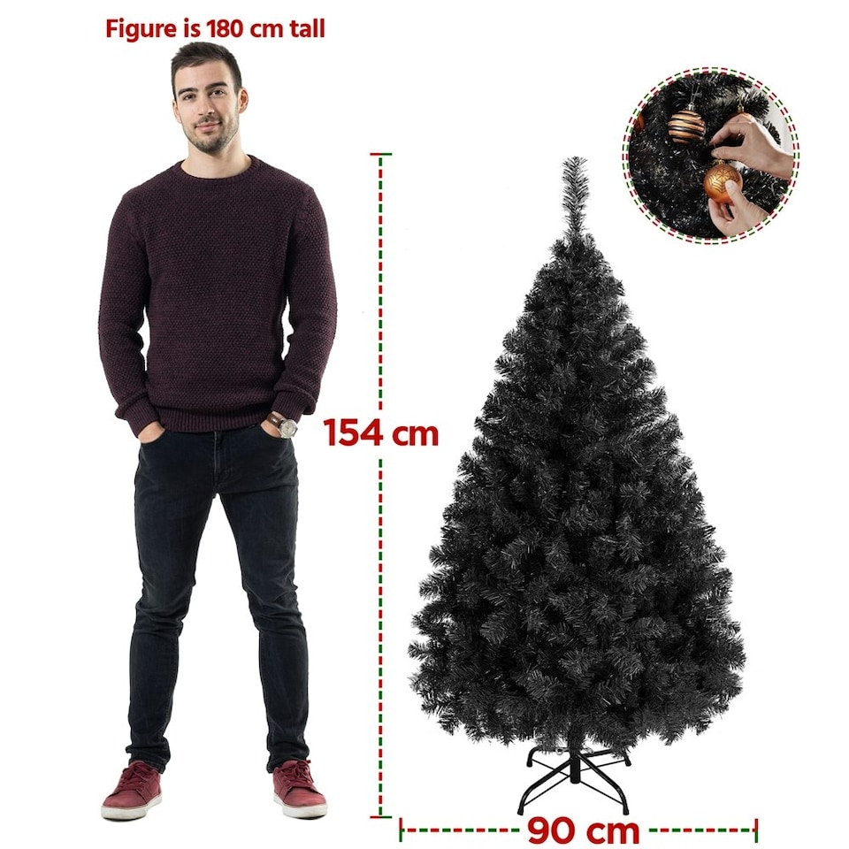 image 1 of Yaheetech Artificial Christmas Tree with PVC Tips