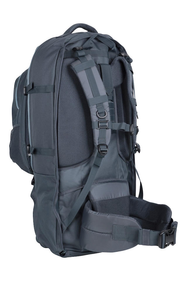 image 1 of Mountain Warehouse Traveller 80L Rucksack Detachable 20L Daypack Durable Travel Backpack