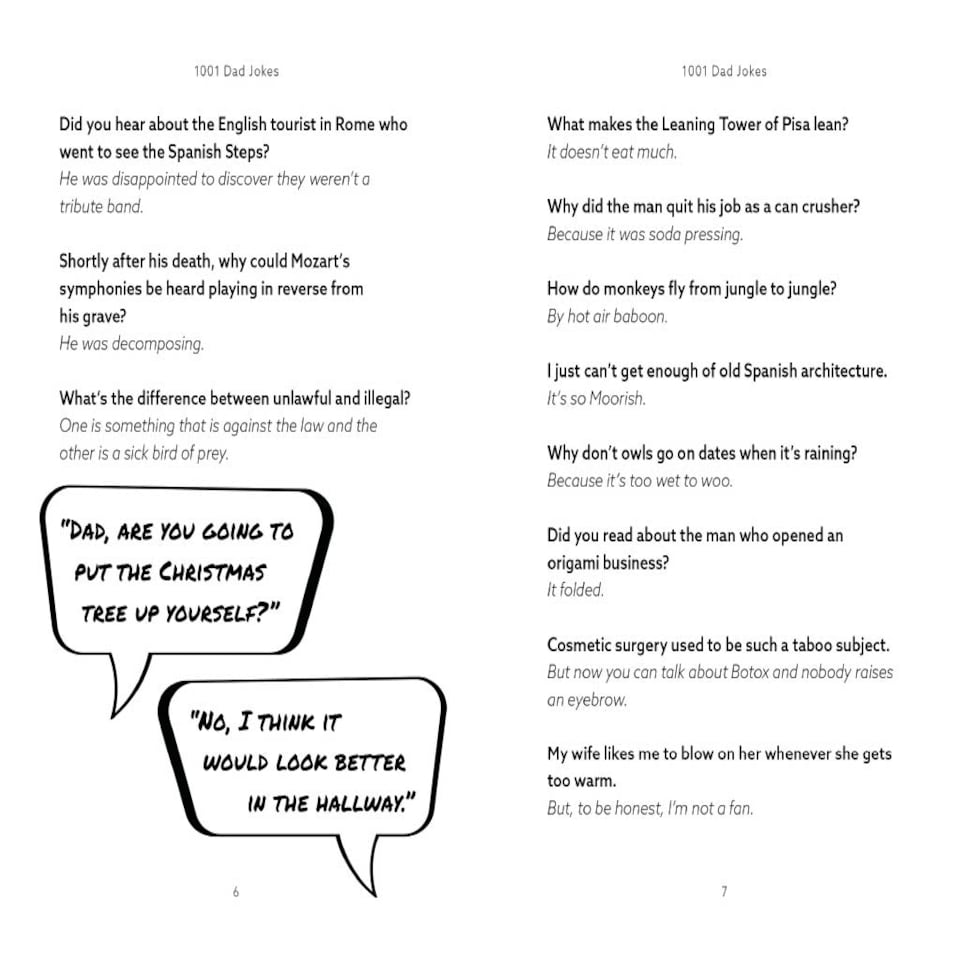 image 1 of 1001 Dad Jokes Book