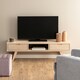 image 5 of A-Line TV Unit with 2 Drawers in White Oak