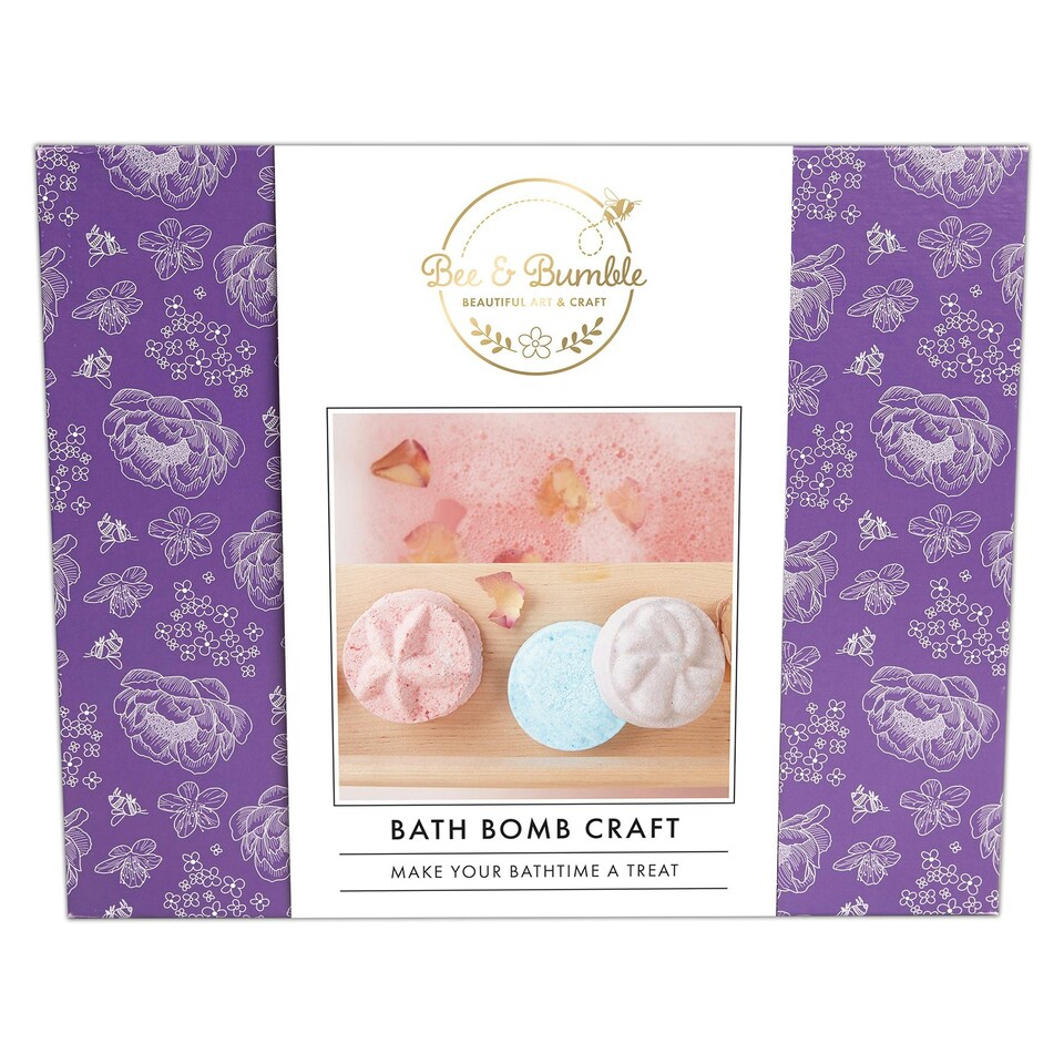 image 1 of Bee & Bumble Bath Bomb, Multicoloured, Single Craft Kit