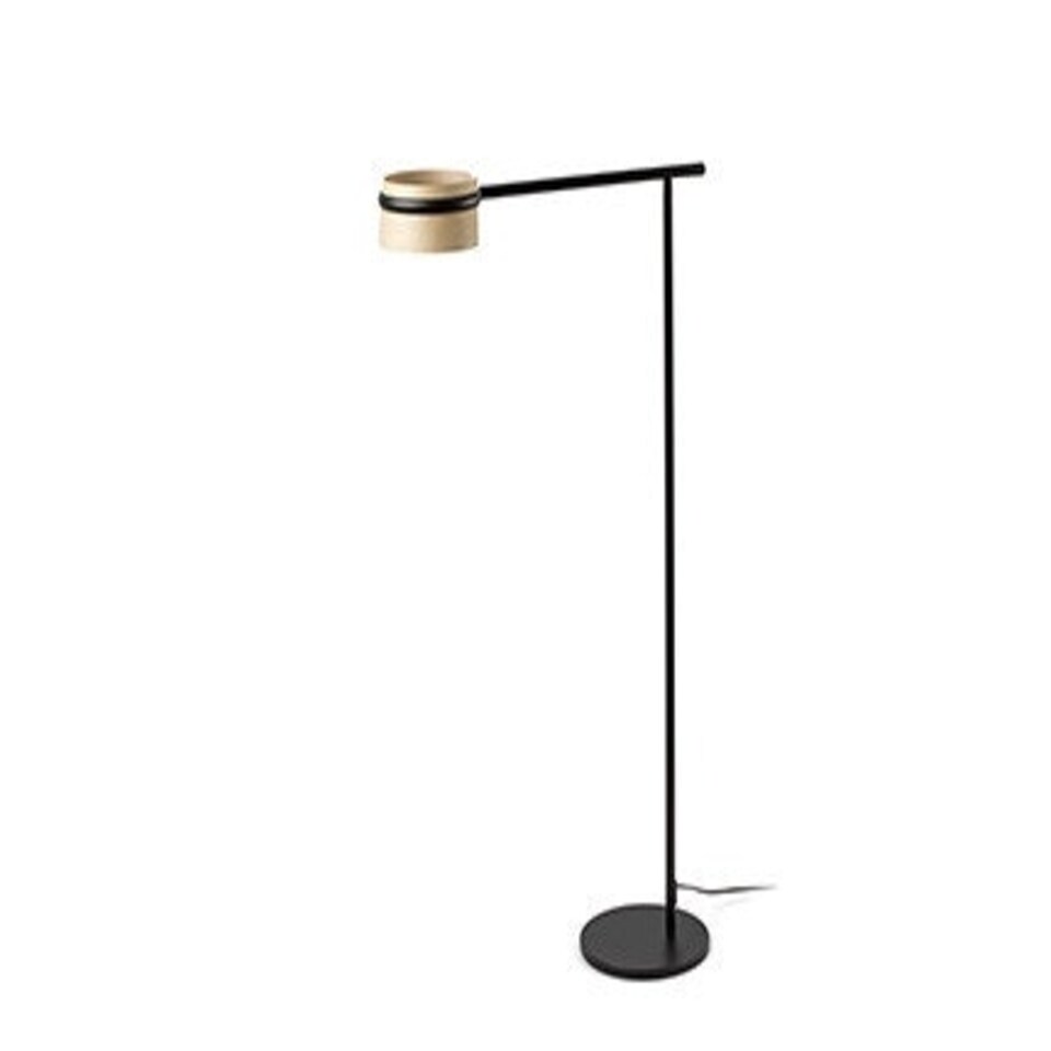 image 1 of Loop Integrated LED Floor Lamp Arc Black, 2700K